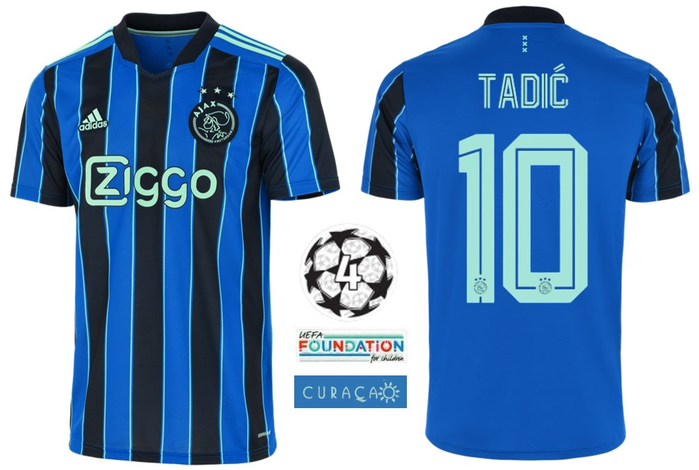 Ajax Amsterdam 2021-2022 Away UCL - Tadic 10