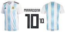 Cargar imagen en el visor de la galería, Trikot Argentinien 2018 Home - Maradona 10