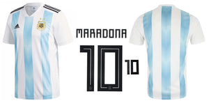 Trikot Argentinien 2018 Home - Maradona 10