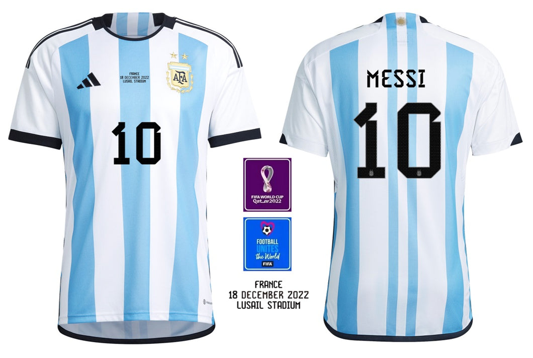 Argentinien WM Finale 2022 Home - Messi 10