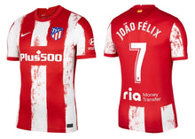 Laden Sie das Bild in den Galerie-Viewer, Atletico Madrid 2021-2022 Home La Liga + Spielernummer