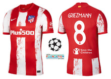 將圖片載入圖庫檢視器 Atletico Madrid 2021-2022 Home UCL - Griezmann 8