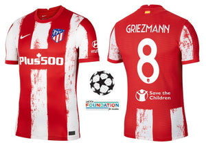 Atletico Madrid 2021-2022 Home UCL - Griezmann 8