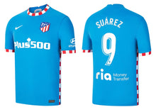 Cargar imagen en el visor de la galería, Atletico Madrid 2021-2022 Third - Suarez 9