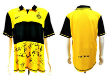 將圖片載入圖庫檢視器 Borussia Dortmund 2007-2008 Home Signiert TEAM XL