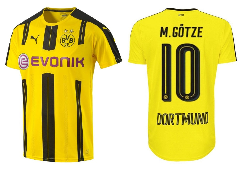 Borussia Dortmund 2016-2017 Home - Götze 10