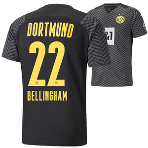 Borussia Dortmund 2021-2022 Away - Bellingham 22