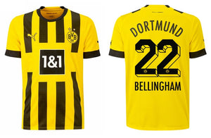 Borussia Dortmund 2022-2023 Home + Spielernummer