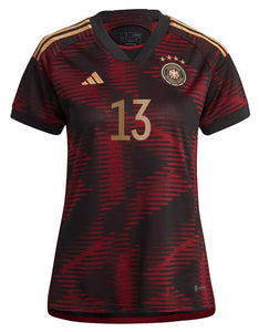 DFB WM 2022 Away Frauen + Spielernummer