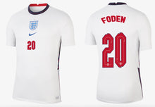 將圖片載入圖庫檢視器 England EM 2020 2021 Home - Foden 20