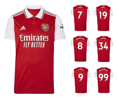 FC Arsenal 2022-2023 Home + Spielernummer