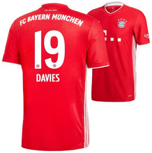 將圖片載入圖庫檢視器 FC Bayern 2020-2021 Home - Davies 19