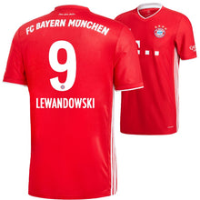 Charger l&#39;image dans la galerie, FC Bayern 2020-2021 Home - Lewandowski 9