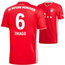 將圖片載入圖庫檢視器 FC Bayern 2020-2021 Home - Thiago 6