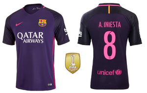 FC Barcelona 2016-2017 Away La Liga WC - A. Iniesta 8