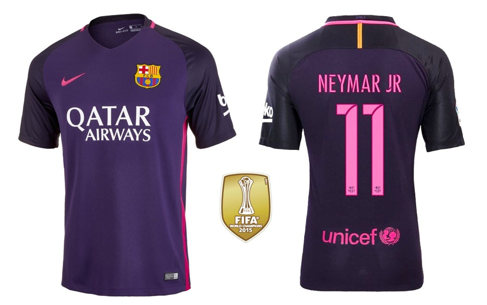 FC Barcelona 2016-2017 Away La Liga WC - Neymar Jr 11