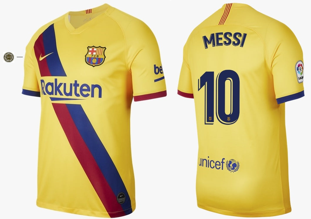 FC Barcelona 2019-2020 Away La Liga - Messi 10