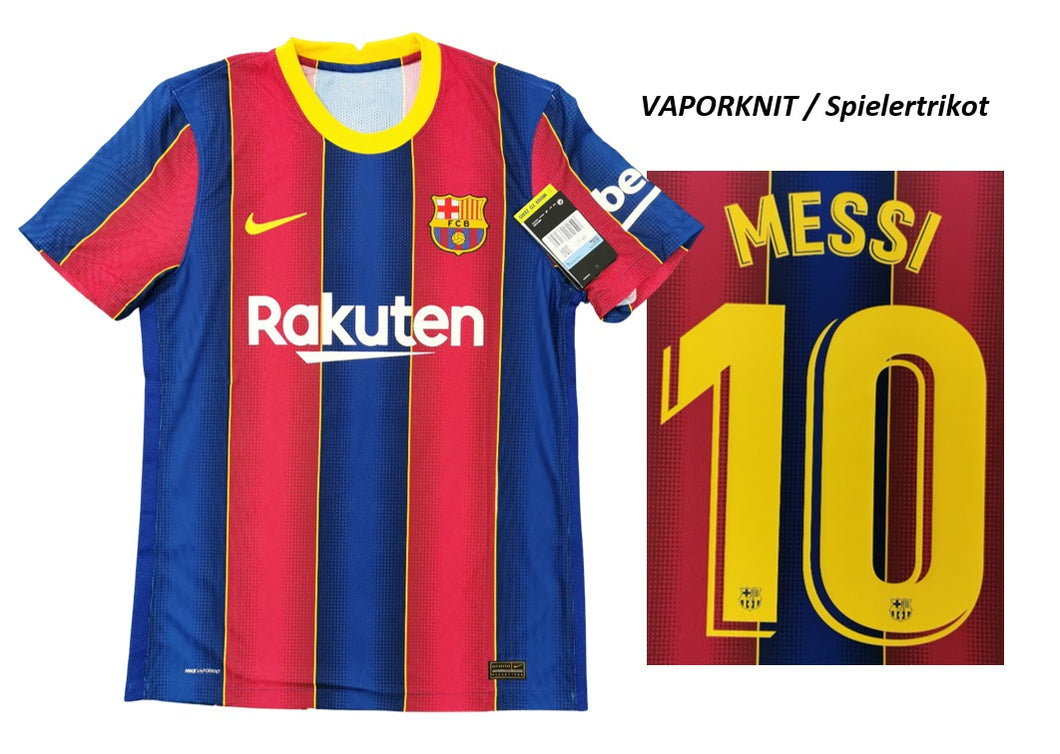 FC Barcelona 2020-2021 Home Vapor Knit - Messi 10