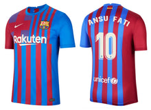 將圖片載入圖庫檢視器 FC Barcelona 2021-2022 Home - Ansu Fati 10