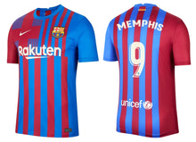 Cargar imagen en el visor de la galería, FC Barcelona 2021-2022 Home - Memphis Depay 9