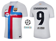 Load image into Gallery viewer, FC Barcelona 2022-2023 Third UCL - Lewandowski 9