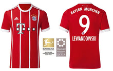 將圖片載入圖庫檢視器 FC Bayern 2017-2018 Home - Lewandowski 9