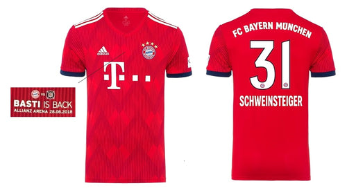 FC Bayern 2018 Home - Schweinsteiger 31 I Servus Basti