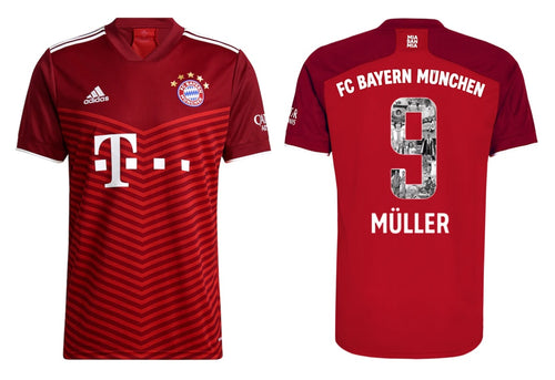 FC Bayern 2021-2022 Home - Sonderflock Gerd Müller 9