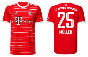 FC Bayern 2022-2023 Home + Spielernummer