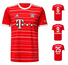 將圖片載入圖庫檢視器 FC Bayern 2022-2023 Home + Spielernummer