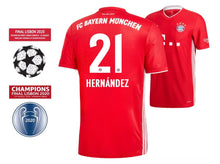 將圖片載入圖庫檢視器 FC Bayern UCL Final LISBON 2020 - Hernandez 21