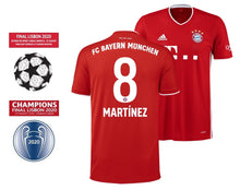 Laden Sie das Bild in den Galerie-Viewer, FC Bayern UCL Final LISBON 2020 - Martinez 8