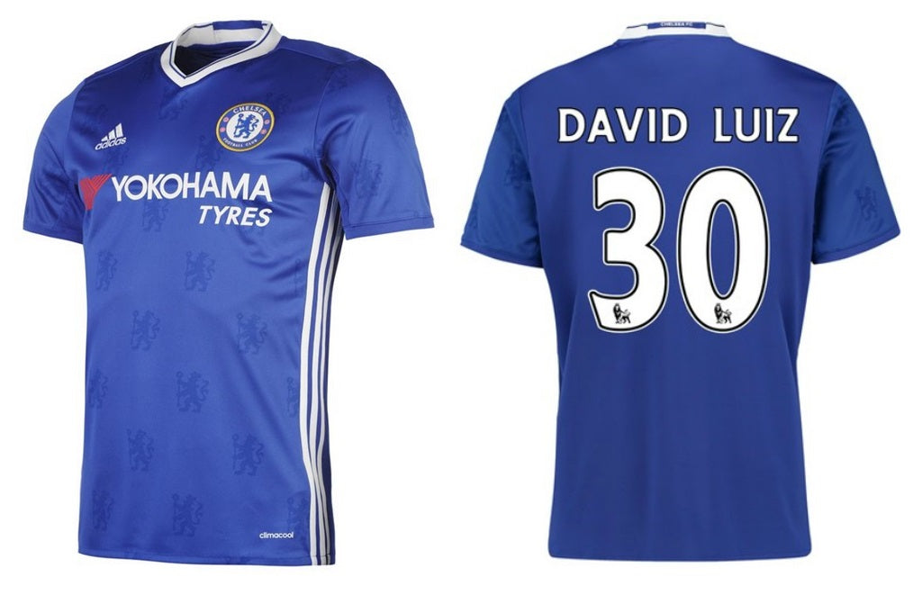 FC Chelsea 2016-2017 Home - David Luiz 30