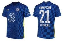 Load image into Gallery viewer, FC Chelsea 2021-2022 Home - Champions of Europe 21