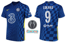 Laden Sie das Bild in den Galerie-Viewer, FC Chelsea 2021-2022 Home UCL - Lukaku 9