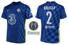 Load image into Gallery viewer, FC Chelsea 2021-2022 Home UCL - Rüdiger 2