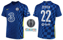 將圖片載入圖庫檢視器 FC Chelsea 2021-2022 Home UCL - Ziyech 22