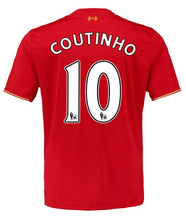 Laden Sie das Bild in den Galerie-Viewer, FC Liverpool 2015-2016 Home - Coutinho 10