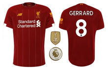 Load image into Gallery viewer, FC Liverpool 2019-2020 Home WC PL Champions - Gerrard 8