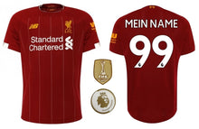 Laden Sie das Bild in den Galerie-Viewer, FC Liverpool 2019-2020 Home WC PL Champions - Mein Name 99