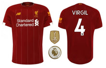 將圖片載入圖庫檢視器 FC Liverpool 2019-2020 Home WC PL Champions - Virgil 4