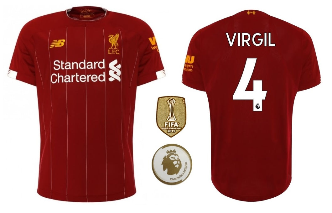 FC Liverpool 2019-2020 Home WC PL Champions - Virgil 4