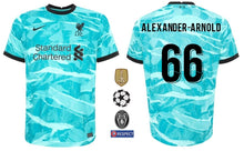 Load image into Gallery viewer, FC Liverpool 2020-2021 Away UCL WC - Alexander-Arnold 66