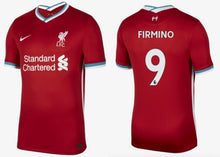 Laden Sie das Bild in den Galerie-Viewer, FC Liverpool 2020-2021 Home - Firmino 9