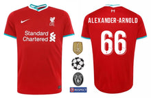 Charger l&#39;image dans la galerie, FC Liverpool 2020-2021 Home UCL WC - Alexander-Arnold 66