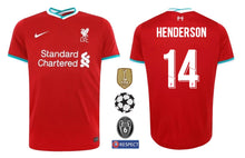 Cargar imagen en el visor de la galería, FC Liverpool 2020-2021 Home UCL WC - Henderson 14