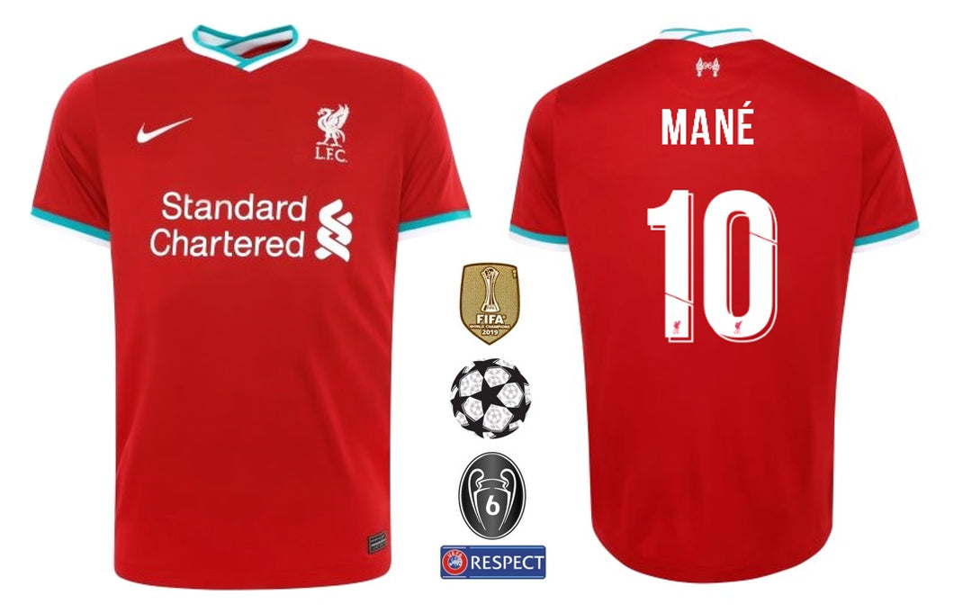 FC Liverpool 2020-2021 Home UCL WC - Mane 10