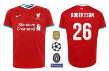 Load image into Gallery viewer, FC Liverpool 2020-2021 Home UCL WC - Robertson 26