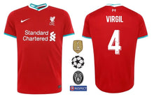 將圖片載入圖庫檢視器 FC Liverpool 2020-2021 Home UCL WC - Virgil 4