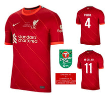 將圖片載入圖庫檢視器 FC Liverpool Carabao Cup FINAL 2022 + Spielernummer